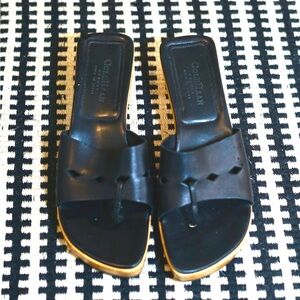 Cole Hann Resort Wooden Heeled Sandals EUC